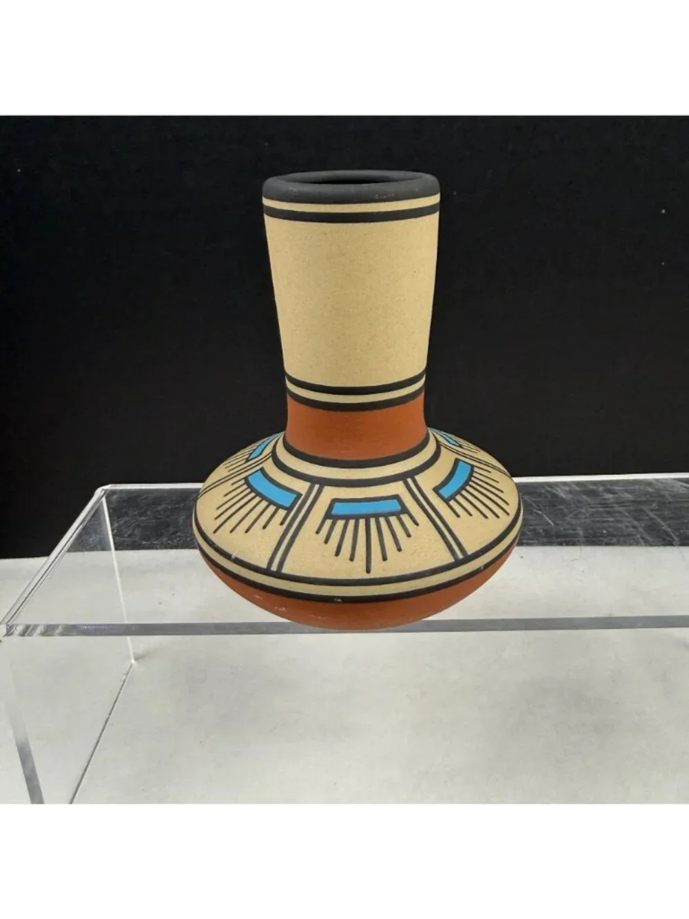 Vintage Aadam Pottery  Vase Cottonwood Arizona